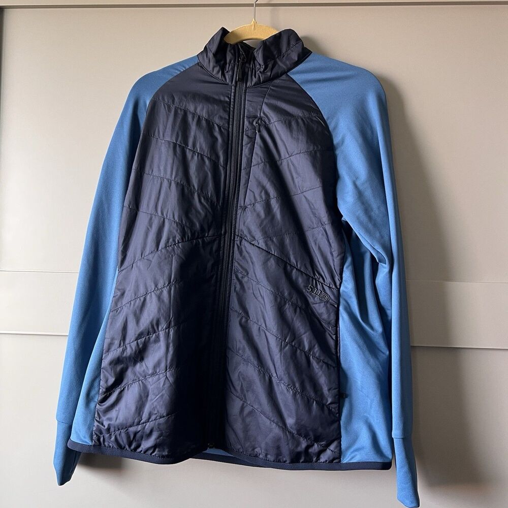 5.11 Tactical Peninsula Insulated Full‎ Zip Jacket Womens XL Blue Outdoor Hiking